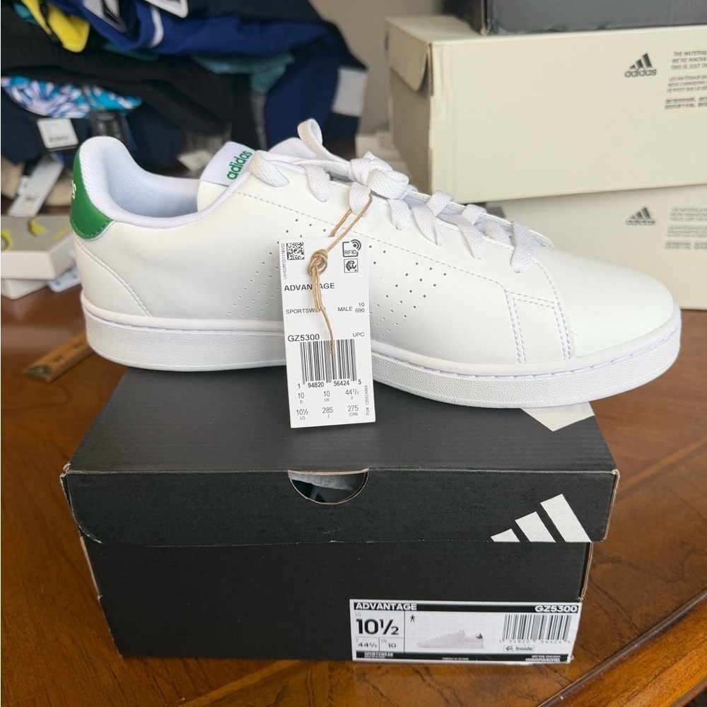 NIB Advantage Base 2.0 Green and White Men's Size 10.5 New🔥🔥 - Picture 8 of 13